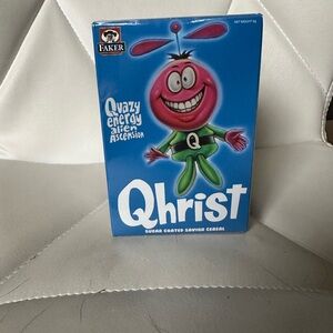 ✨Ron English Cereal Killers “Qhrist” Vinyl Figure NIB